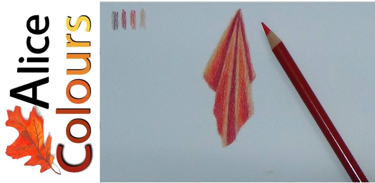 How to draw clothes in colored pencils