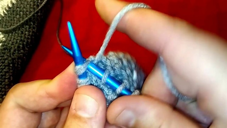 How to knit the Easiest mitered corner EVER part 1 (no w&t)