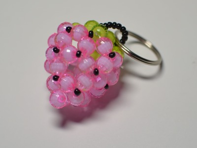 How to Make a Beaded Strawberry (key chain) - part 3