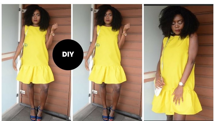 HOW TO MAKE A MINI FLARED DRESS I Beginner Sewing I Easy Sewing