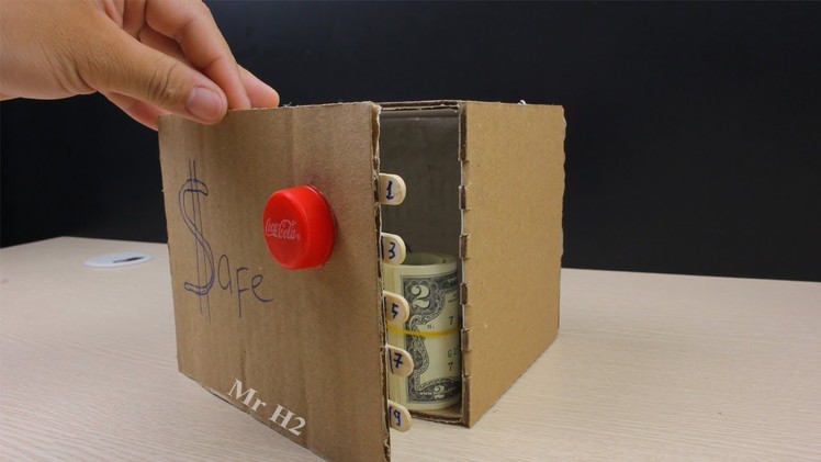 How to Make a Safe Locker from Cardboard with 5 Digit Combination Code