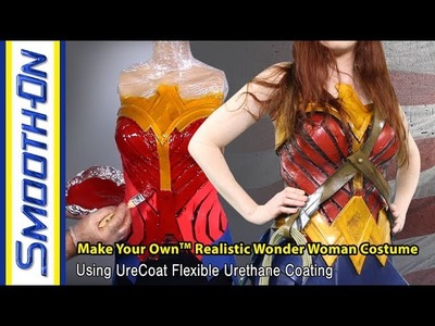 How to Make a Wonder Woman Cosplay Breastplate using UreCoat Impact-Resistant Coating