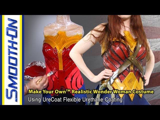 How To Make A Wonder Woman Cosplay Breastplate Using Urecoat Impact Resistant Coating 1262