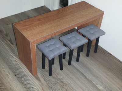How to make Doll Bar Stools and Table