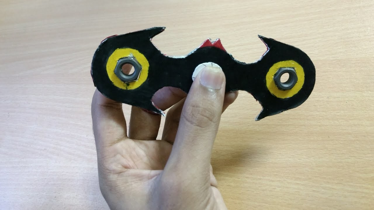 How To Make Fidget Spinner at Home Without Bearings