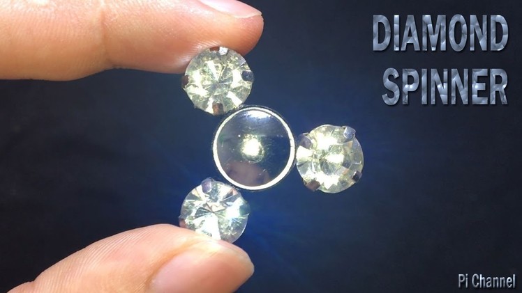 How to Make Mini Fidget Spinner With Bearings - DIY DIAMOND Fidget Spinner Tricks