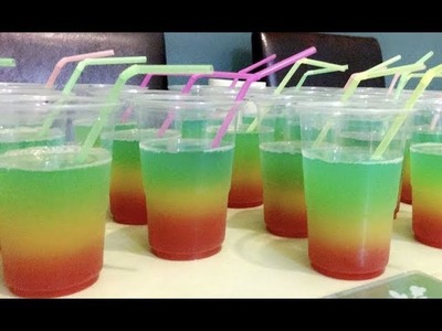 How to make this Rainbow drink