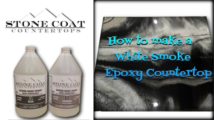 How to make White Smoke Counter top color training