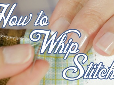 How to Whip Stitch Sewing Project with Stacy Iest Hsu