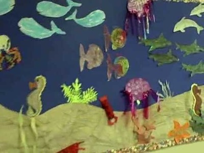 Ideas for preschool sea creature art.wmv