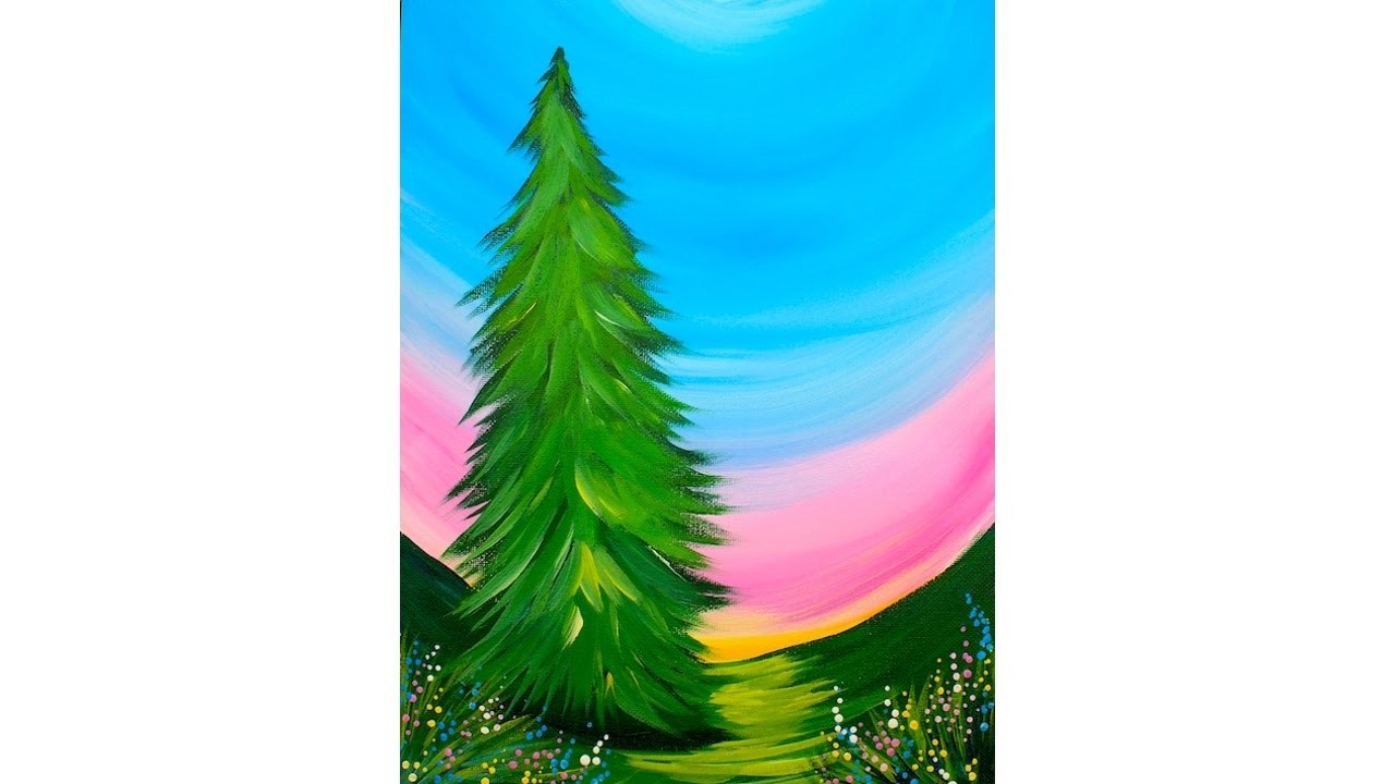 Incredibly Easy Beginner Tree Acrylic Painting Tutorial Step By Step Incredibly Easy Beginner Tree Acrylic Painting Tutorial Step By Step