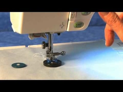 Janome Button Sewing Foot Video Sewing On Four Hole Buttons
