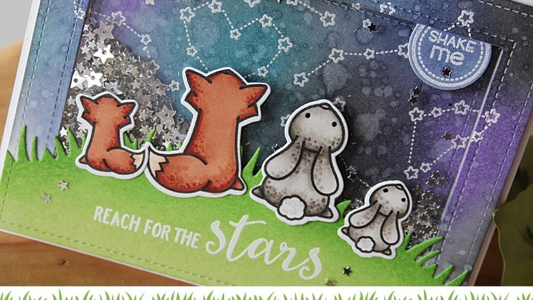 Lawn Fawn | Upon A Star Shaker Card