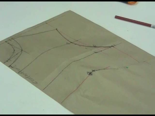 Lesson 2-30 EXTRA LARGE Front Bodice Part 1b - PATTERN MAKING OF A BASIC DRESS WITH WAISTLINE