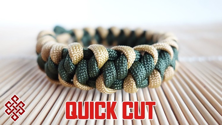 Mad Max Mated Wall Knot Paracord Bracelet Tutorial Quick Cut