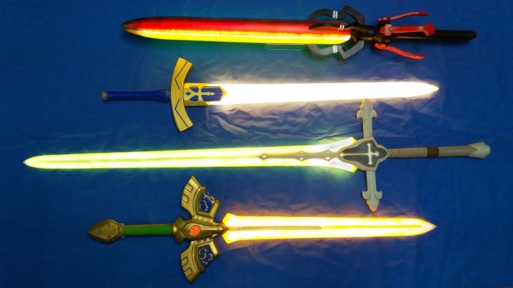 Magic LED swords for cosplay - Sword of seals, Excalibur, Balmung, Attila
