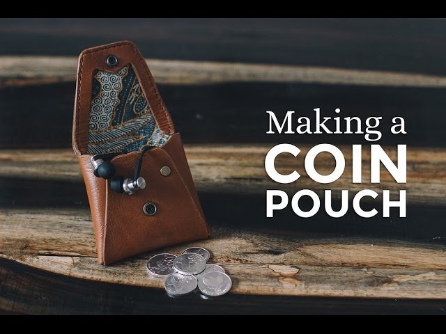 Making a Leather Coin Pouch ⧼Week 3.52⧽