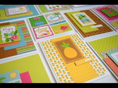 One 6x6 Pad 23 Cards | Doodlebug Fun in the Sun