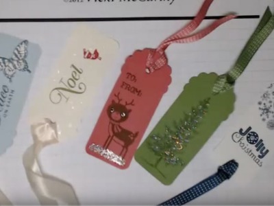 One Tag TWENTY Different Ways! Part 1 in the Christmas Series - Stampin Up.