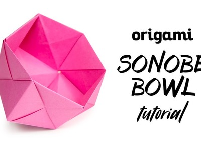 Origami Sonobe Bowl Tutorial ♦︎ Modular Units ♦︎ Paper Kawaii
