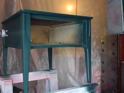 Painting Furniture with a HVLP Spray Gun