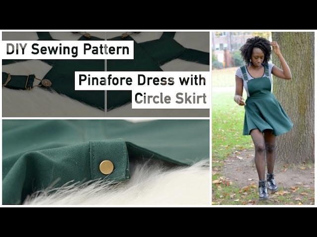 Pattern Drafting for Beginners - Pinafore Dress with Circle Skirt • Elewa