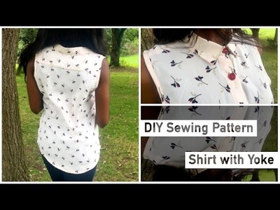 Pattern Drafting Tutorial - Shirt with Yoke • Elewa