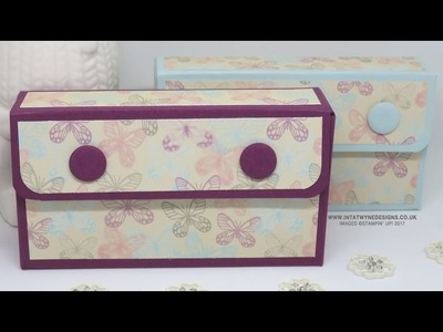 Pocket Tissue Purse made with the NEW Falling in Love DSP