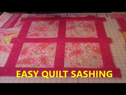 Quilt Sashing Lesson #1