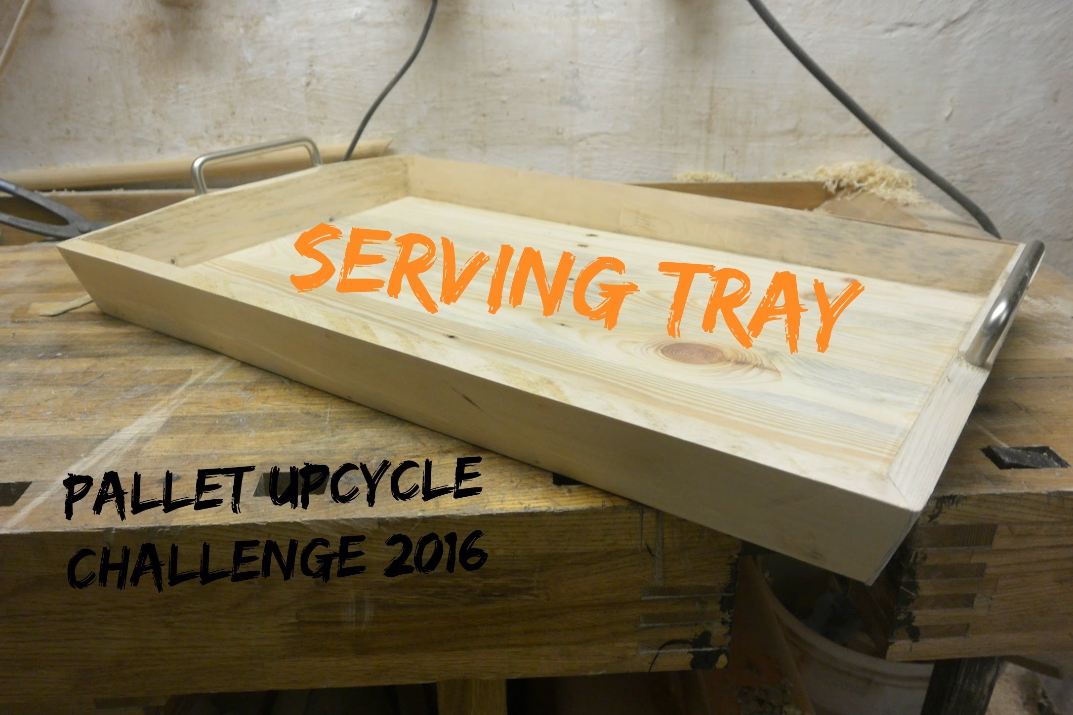 Serving Tray. How To - Pallet Upcycle Challenge 2016