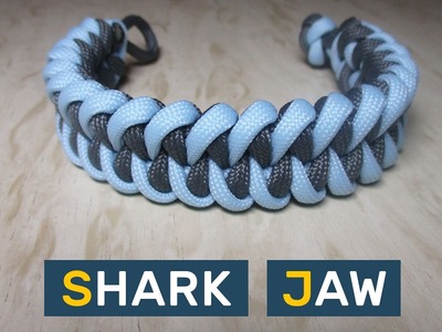 Shark Jaw Paracord Bracelet without buckle
