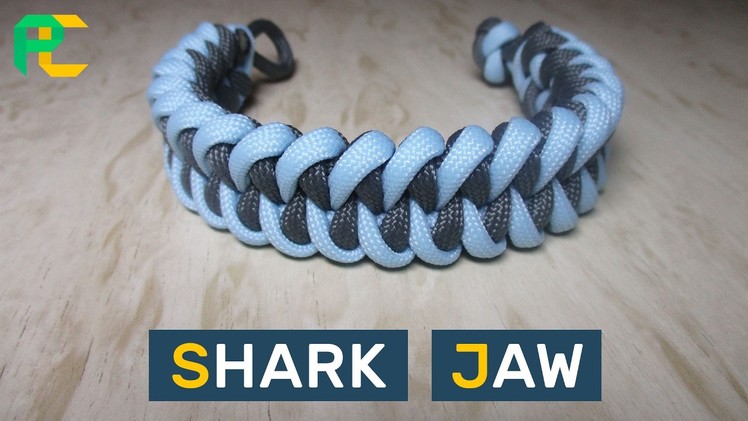 Shark Jaw Paracord Bracelet without buckle