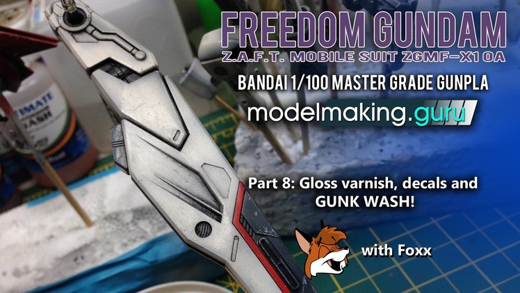 SKILL LEVEL 4: MG Freedom Gundam Ver. Wolf Part 8: Decals and Gunk Wash