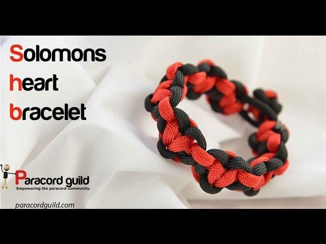Solomons heart paracord bracelet