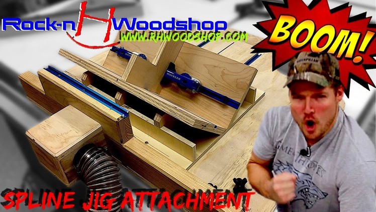 Spline Jig Attachment for Ultimate Crosscut Sled with DC. How to
