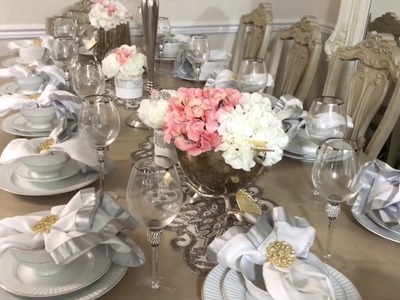 Spring Tablescape | Glam Decor | Totally Dazzled PLUS Giveaway (CLOSED)
