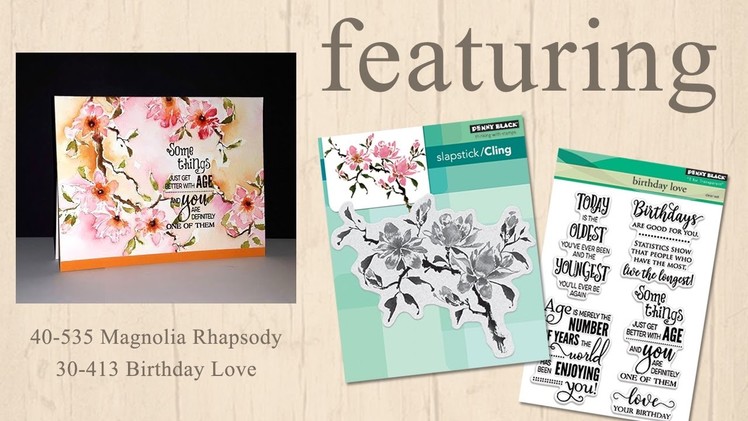 Stamp and Paint with Mimi: Magnolia Rhapsody