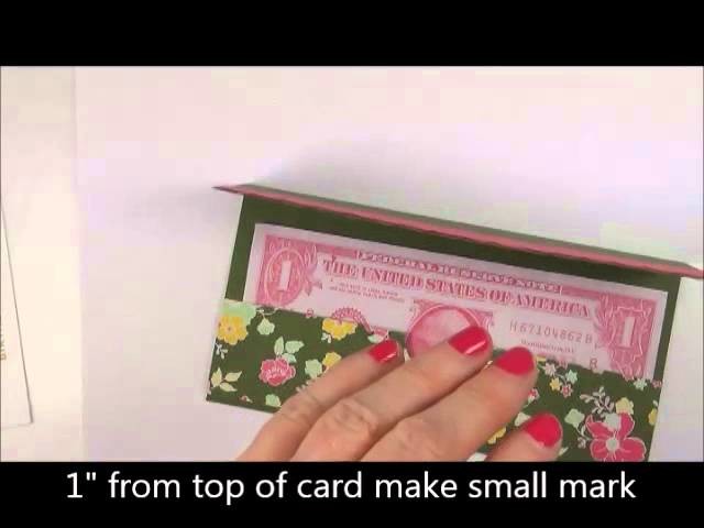 Stampin Up 2014 Convention Money Card Holder Swap Card