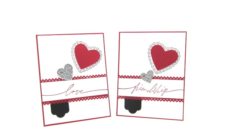 Stampin' Up! Hearts a Flutter Card for Valentine's Day