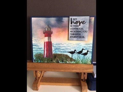 Stampin' Up! High Tide Lighthouse Card