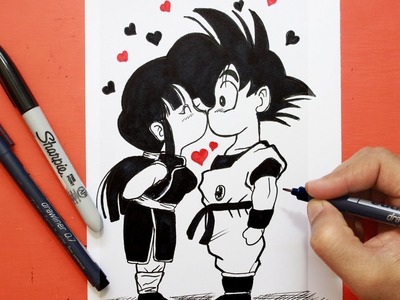 Tarjeta Amor San valentin Dragon Ball│  love card  San valentin