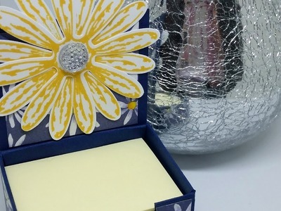 Tiny Adorable Post it Note Holder Using Delightful Daisy
