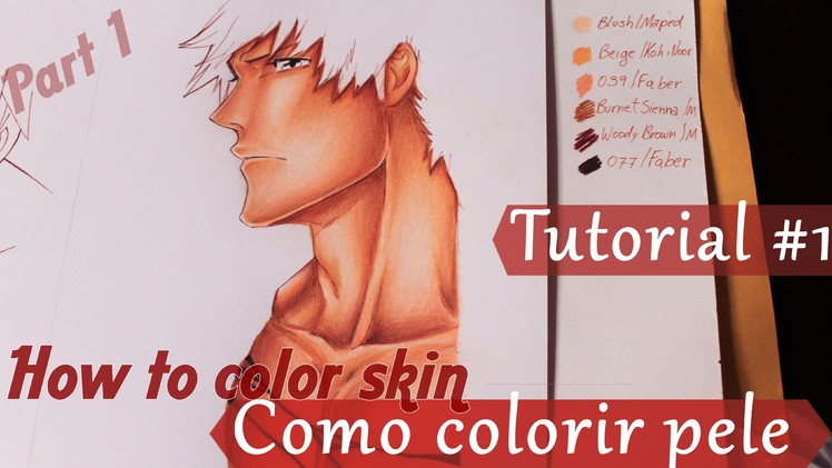 Tutorial #1 Como colorir pele.How to color skin Part 1