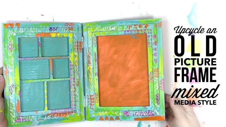 Upcycle an Old Picture Frame Mixed Media Style Tutorial