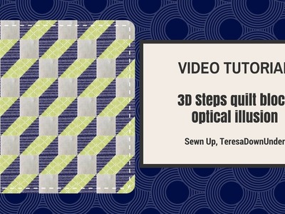 Video tutorial: optical illusion - 3D steps block