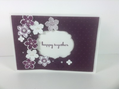 Wedding card petite petals