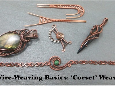 Wireweaving Basics: 'Corset' Weave