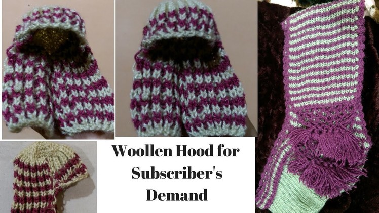 Woollen hood.Scarf.Muffler for Ladoo Gopalji or Girls or Ladies in Hindi on subscriber's demand