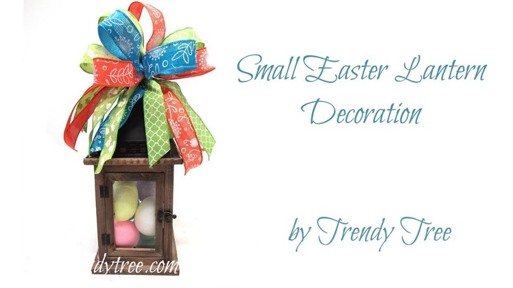 2017 Small Lantern Easter Decoration by Trendy Tree