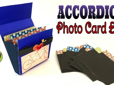 Accordion Photo Card Box - DIY Tutorial by Paper Folds - 720